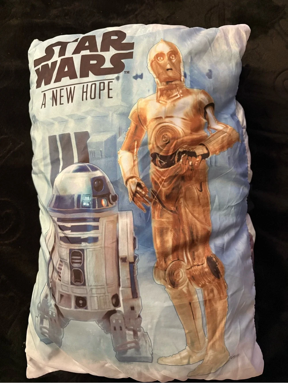 Collectables Star Wars A New Hope Blue/Cream Character Pillow story book